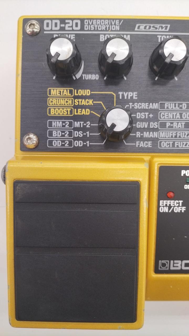 BOSS Distortion-type Effects OD-20