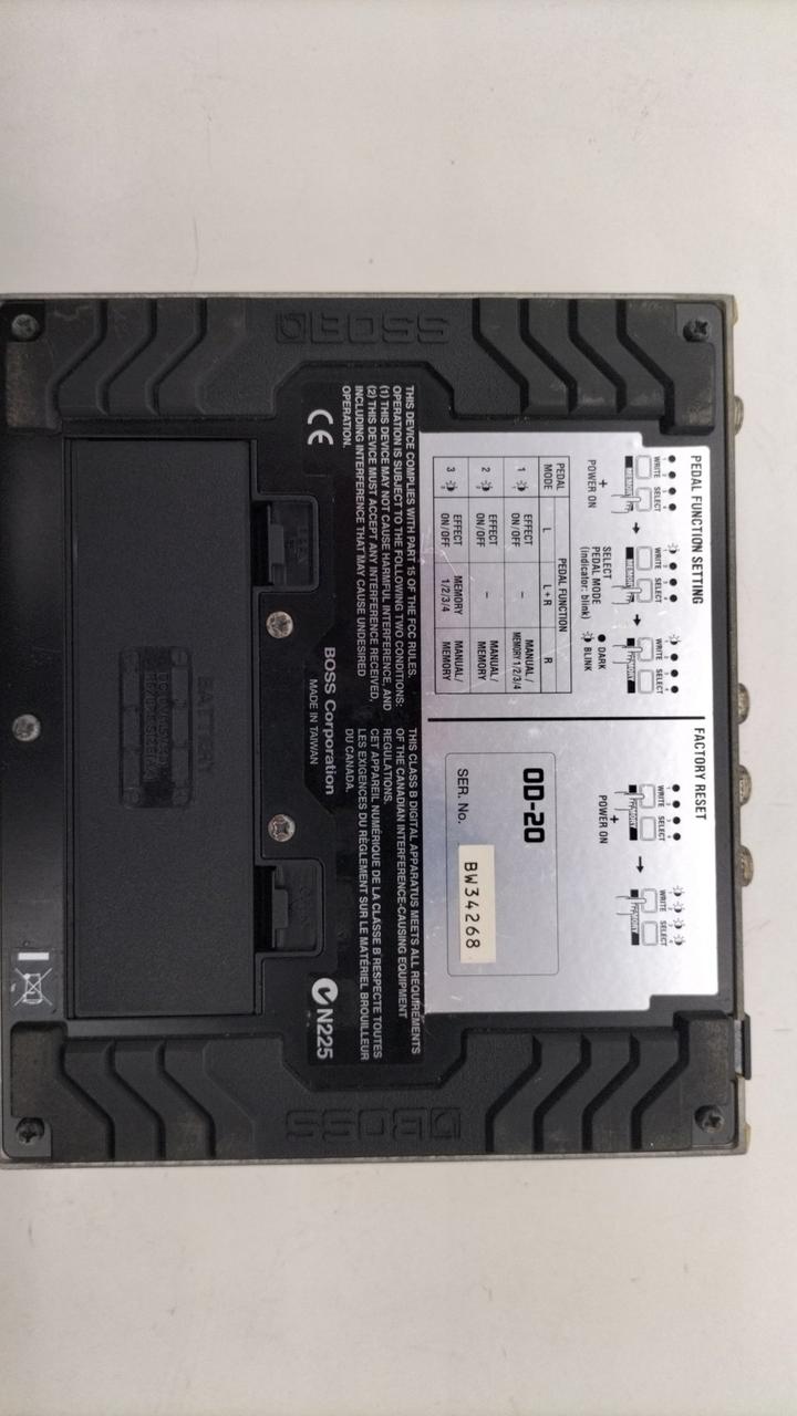 BOSS Distortion-type Effects OD-20