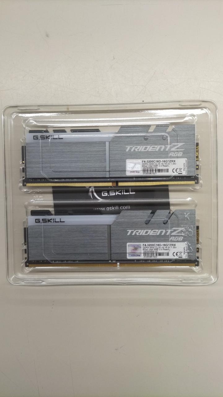 G.SKILL DDR4 8GB×2 F4-3200C16D-16GTZRX