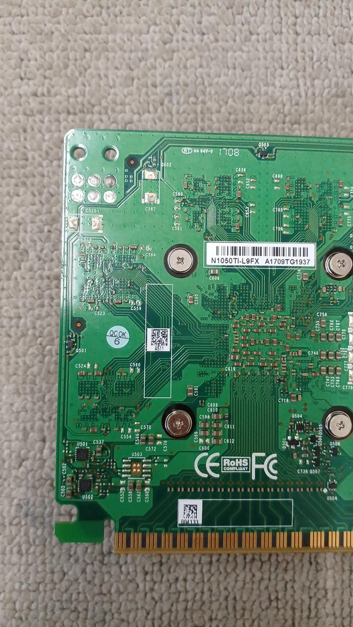 NVIDIA Graphics Board: GEFORCE GTX1050TI