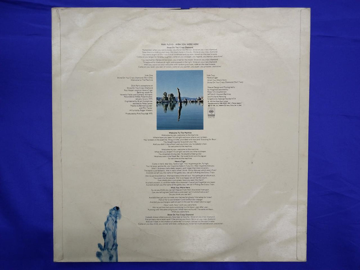 CBS/SONY Pink Floyd Flame (I want you here) SOPO100