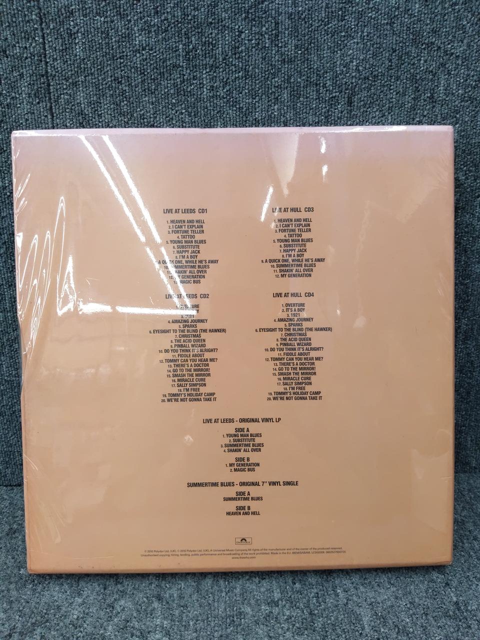 GEFFEN RECORDS THE WHO LIVE AT LEEDS