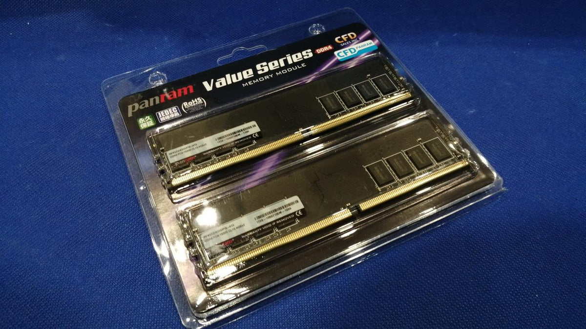 CFD Set of 2 PC Memory Sticks W4U2400PS-4G