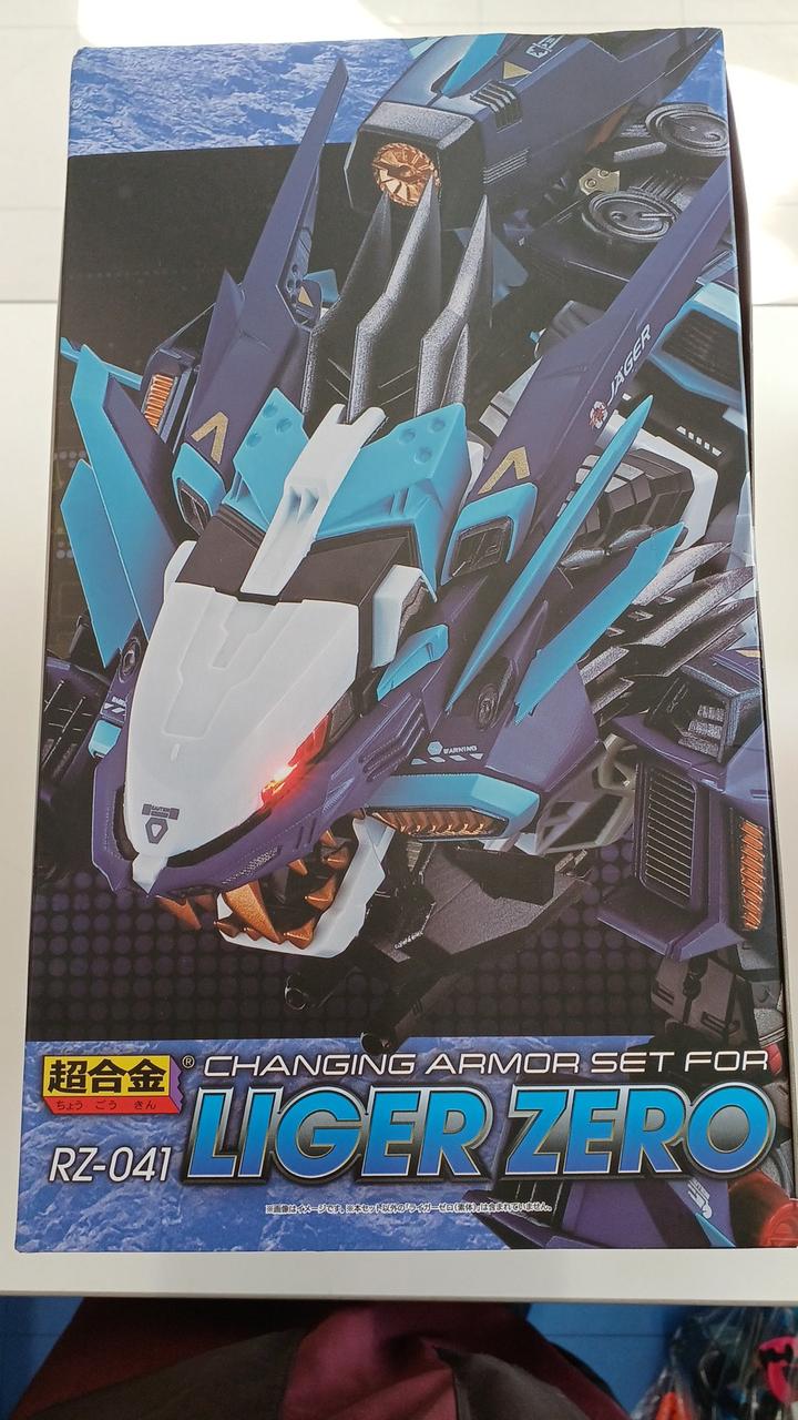 BANDAI Chogokin ZOIDS RZ-041 Liger Zero Exclusive Changing Armor Set