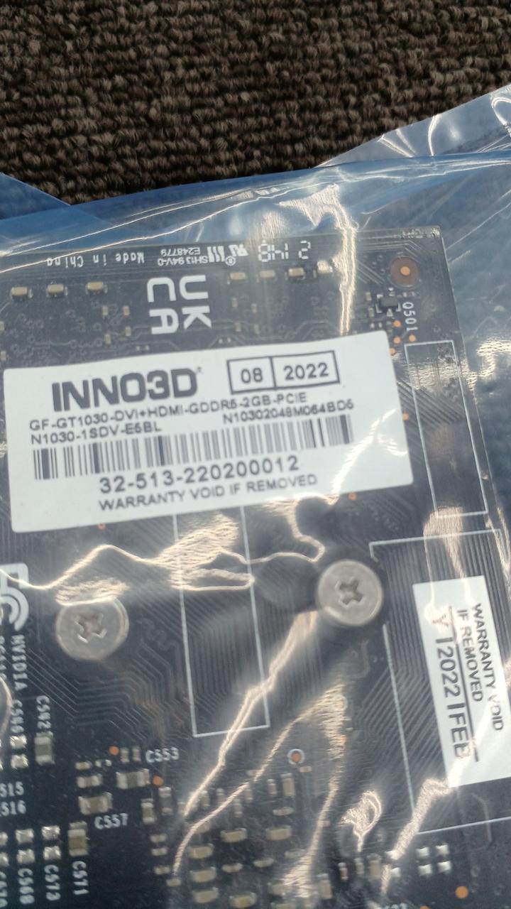 INNO3D Graphics Card: N1030-1SDV-E6BL