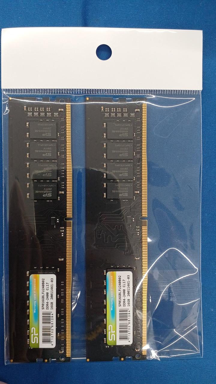 SILICON POWER DDR4 PC4-19200 16GB×2 SP016GBLFU240B02