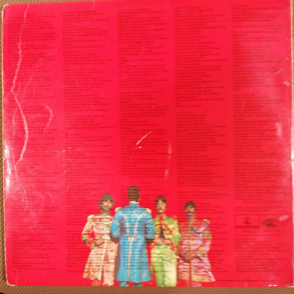 PARLOPHONE SGT. PEPPER'S LONELY HEARTS CL PCS 7027