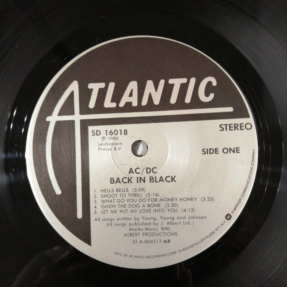 ATLANTIC AC/DC ? BACK IN BLACK SD 16018