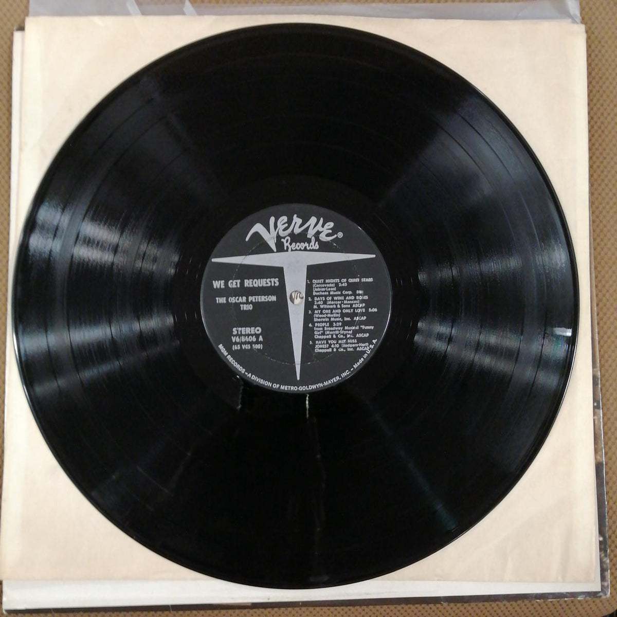 VERVE THE OSCAR PETERSON TRIO ? WE G V6-8606