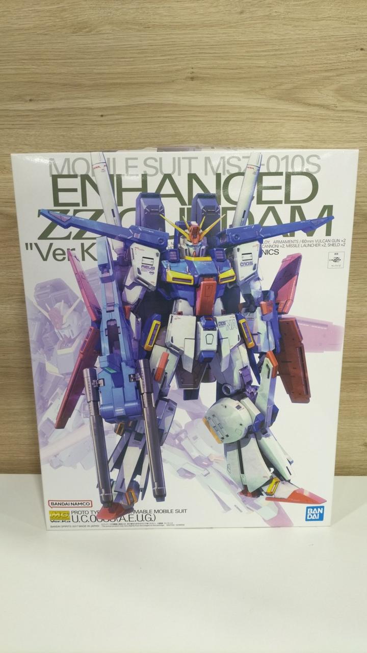 BANDAI Mobile Suit Gundam ZZ 1/100 MG MSZ-010S Enhanced Double Zeta Gundam