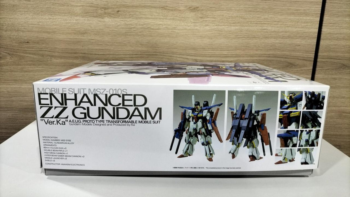 BANDAI Mobile Suit Gundam ZZ 1/100 MG MSZ-010S Enhanced Double Zeta Gundam