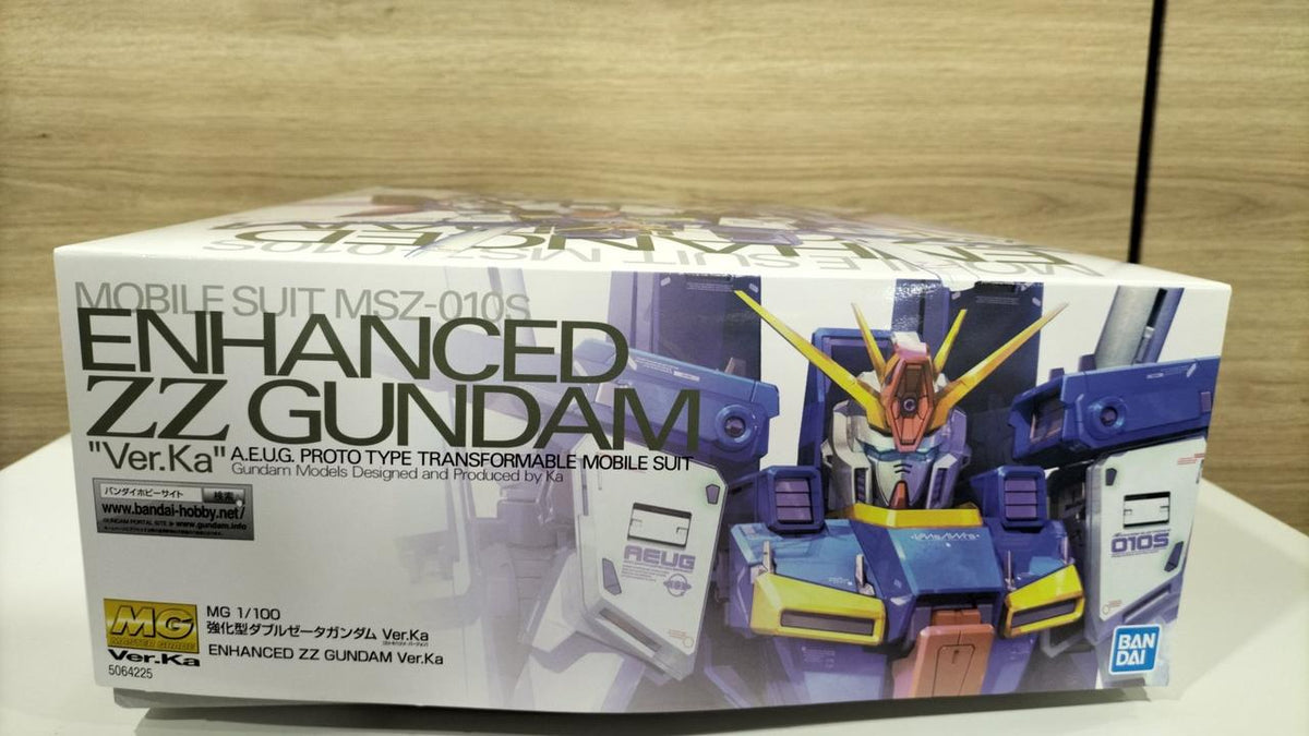BANDAI Mobile Suit Gundam ZZ 1/100 MG MSZ-010S Enhanced Double Zeta Gundam