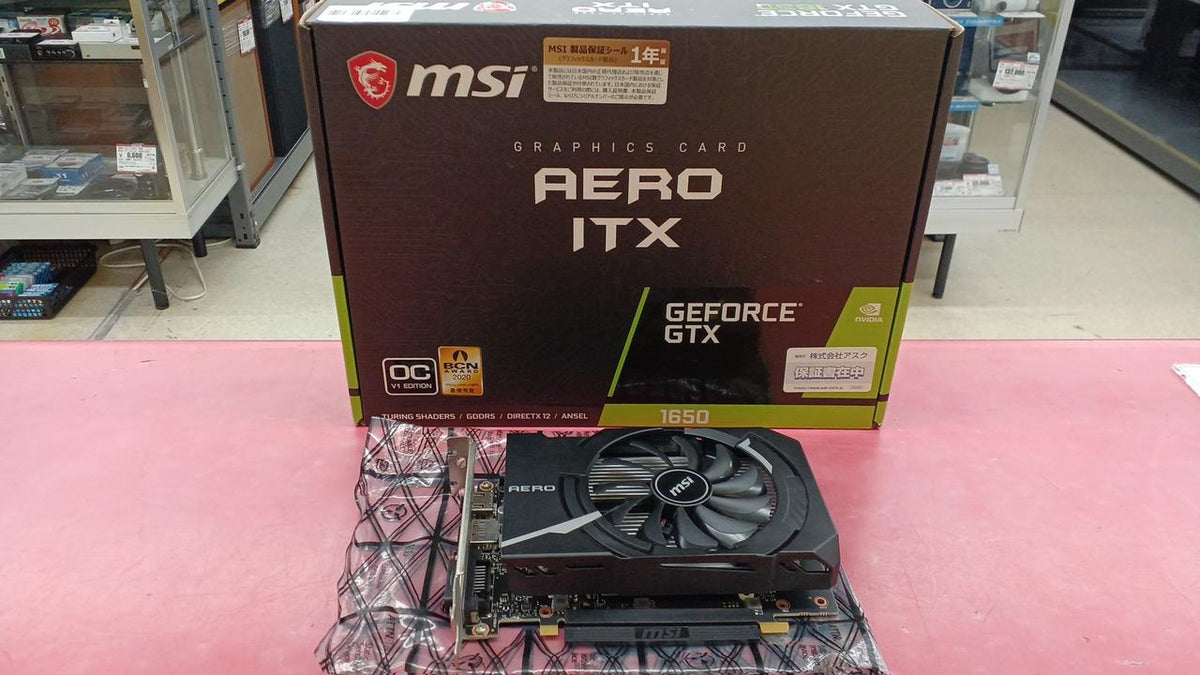 MSI Graphics Card GTX1650 AERO ITX 4G OCV1