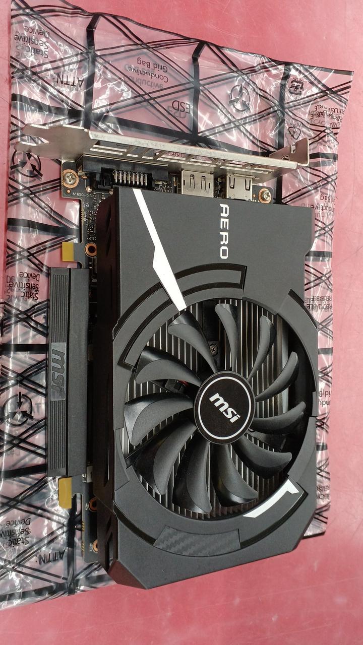 MSI Graphics Card GTX1650 AERO ITX 4G OCV1