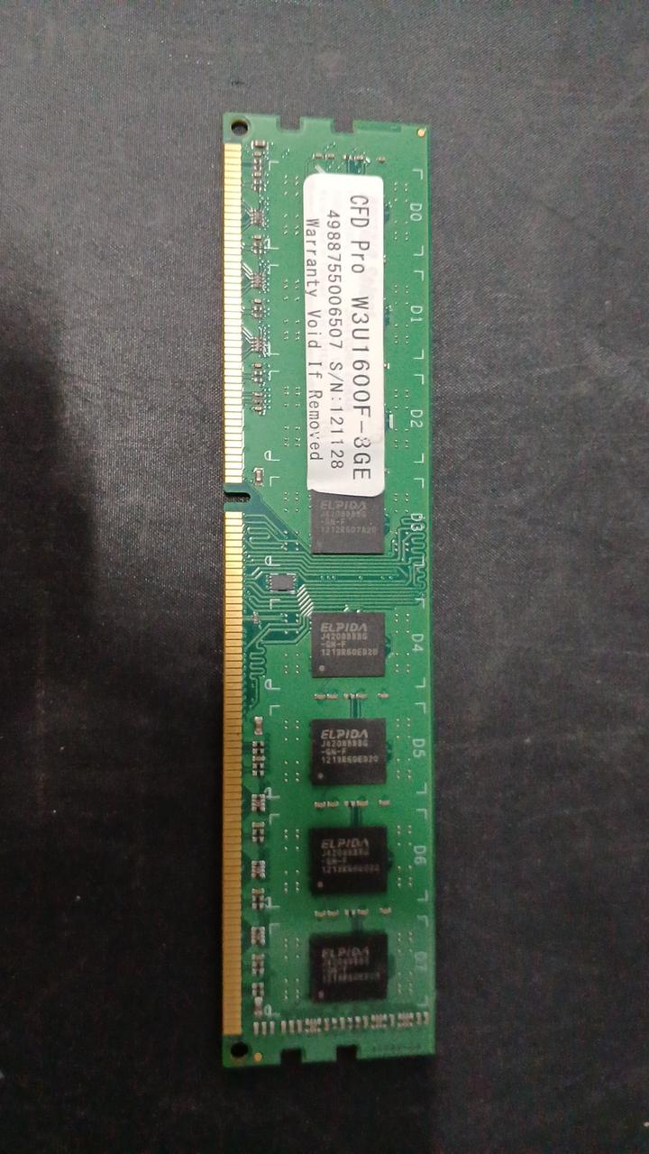 - DDR3 Memory 1600 (8GB 8 Modules) DDR3-1600