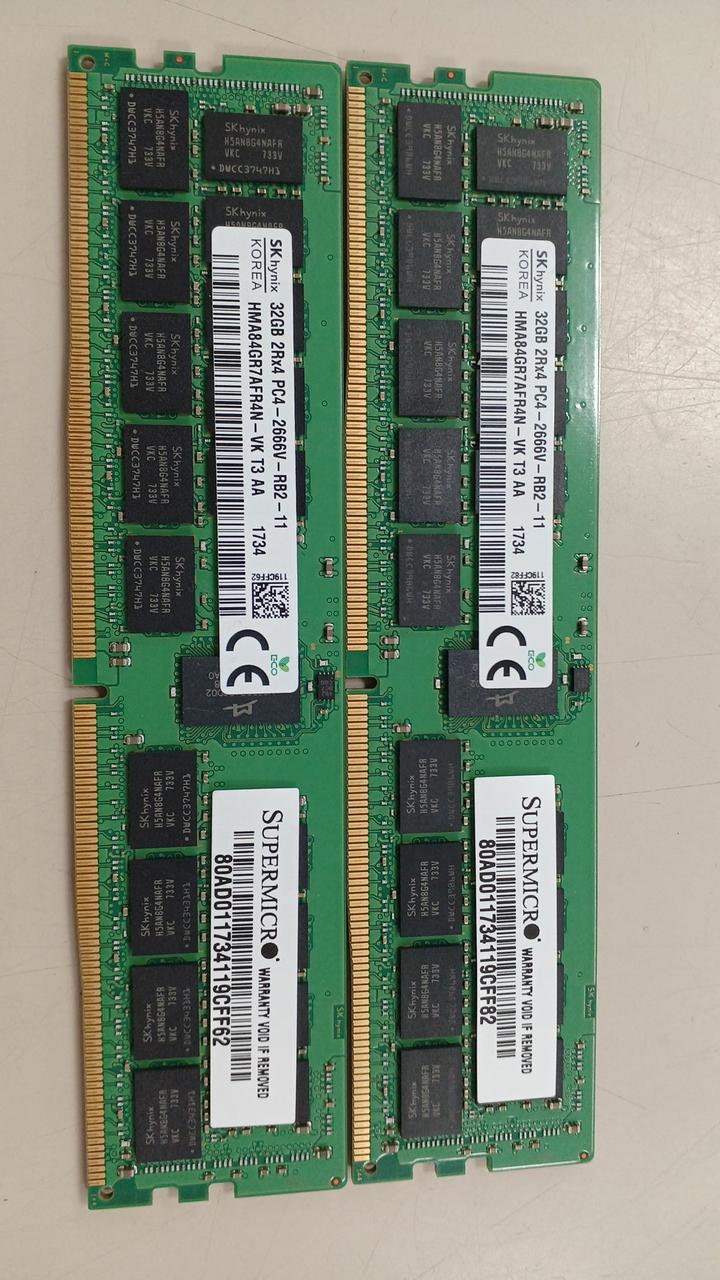 SKHYNIX 32GB 2RX4 PC4-2666V-RB2-11 32GB 2RX4 PC4-2666V-RB2-11
