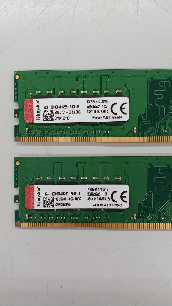 KINGSTON Desktop Memory KVR24N17D8/16