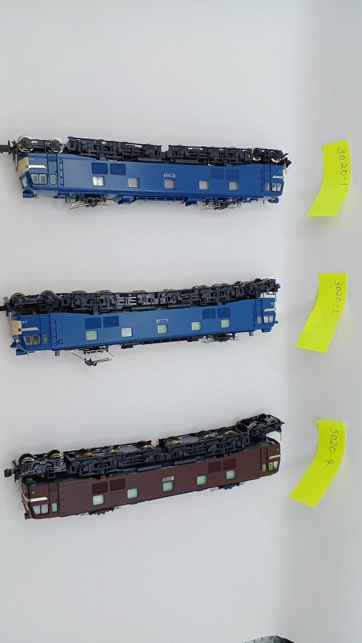 KATO EF58 Series 5-Unit Set 3020-1 3020-2 3020-4 3038 3049