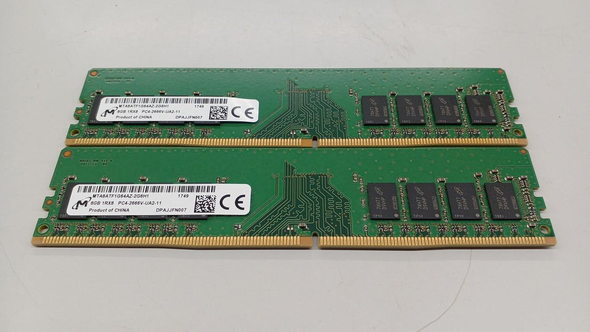 MICRON PC Memory: DDR4 16GB (8GB x 2)