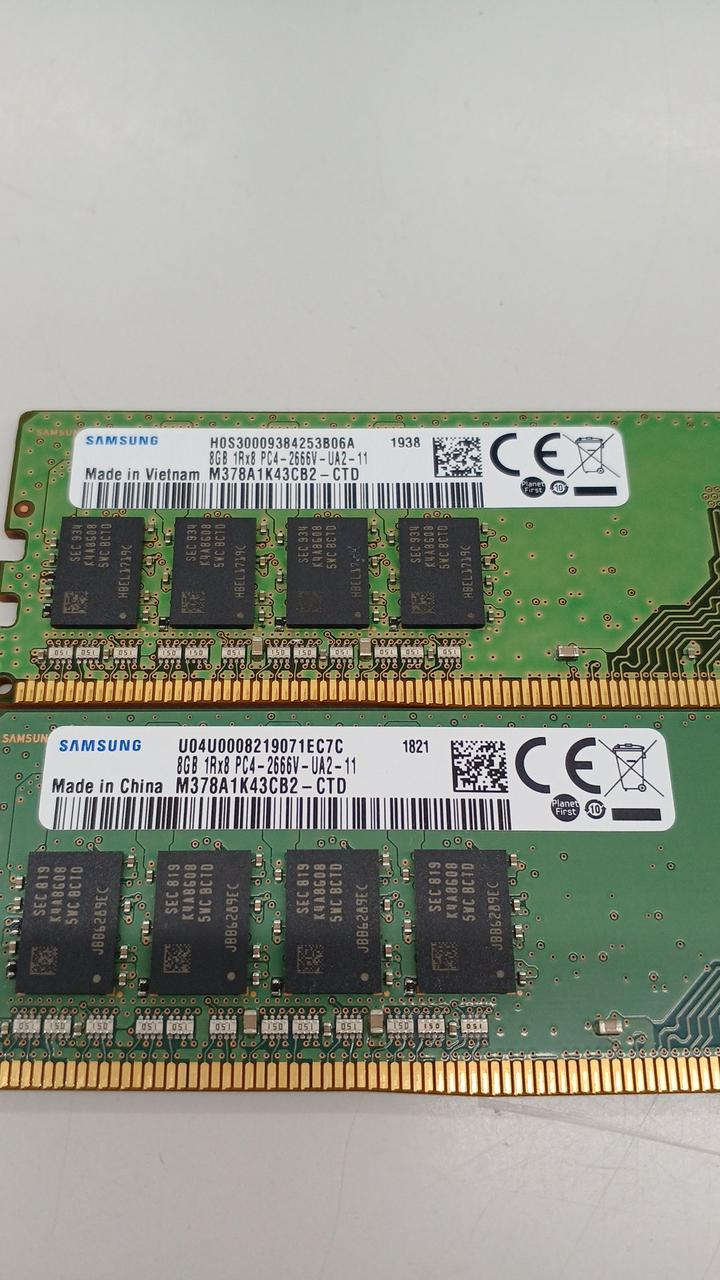 SAMSUNG DDR4 Memory (8GB×2) M378A1K43CB2