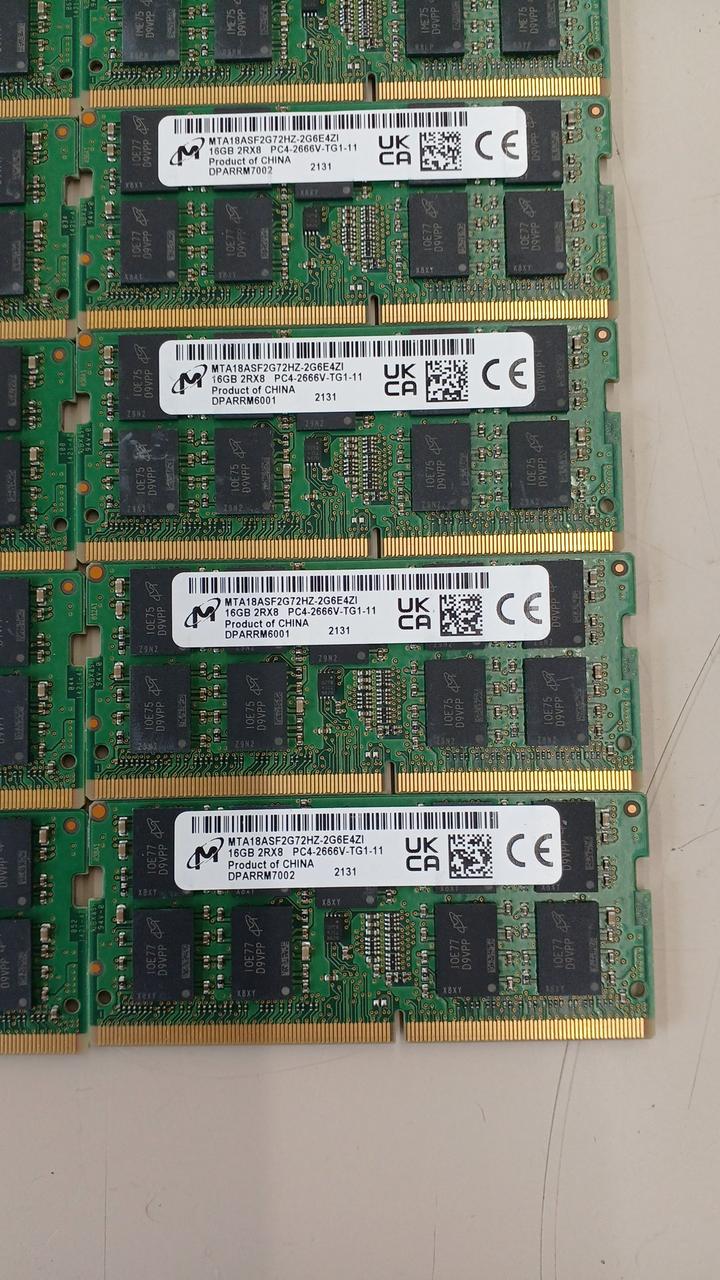 MICRON Memory Set for Laptops MTA18AFS2G72HZ-2G6E4ZI