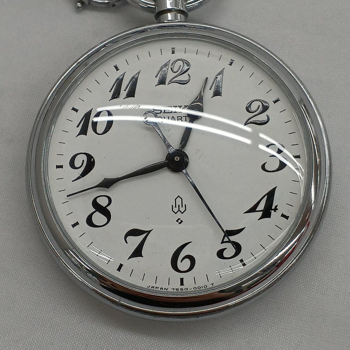 SEIKO Quartz Pocket Watch 7550-0010