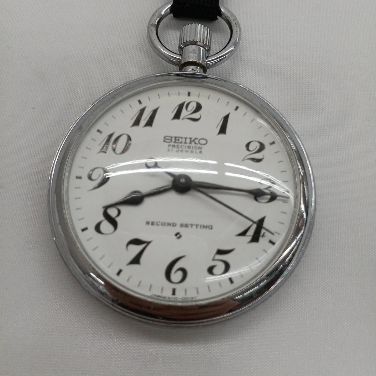 SEIKO Pocket Watch Manual Winding 21 Jewels Specifications