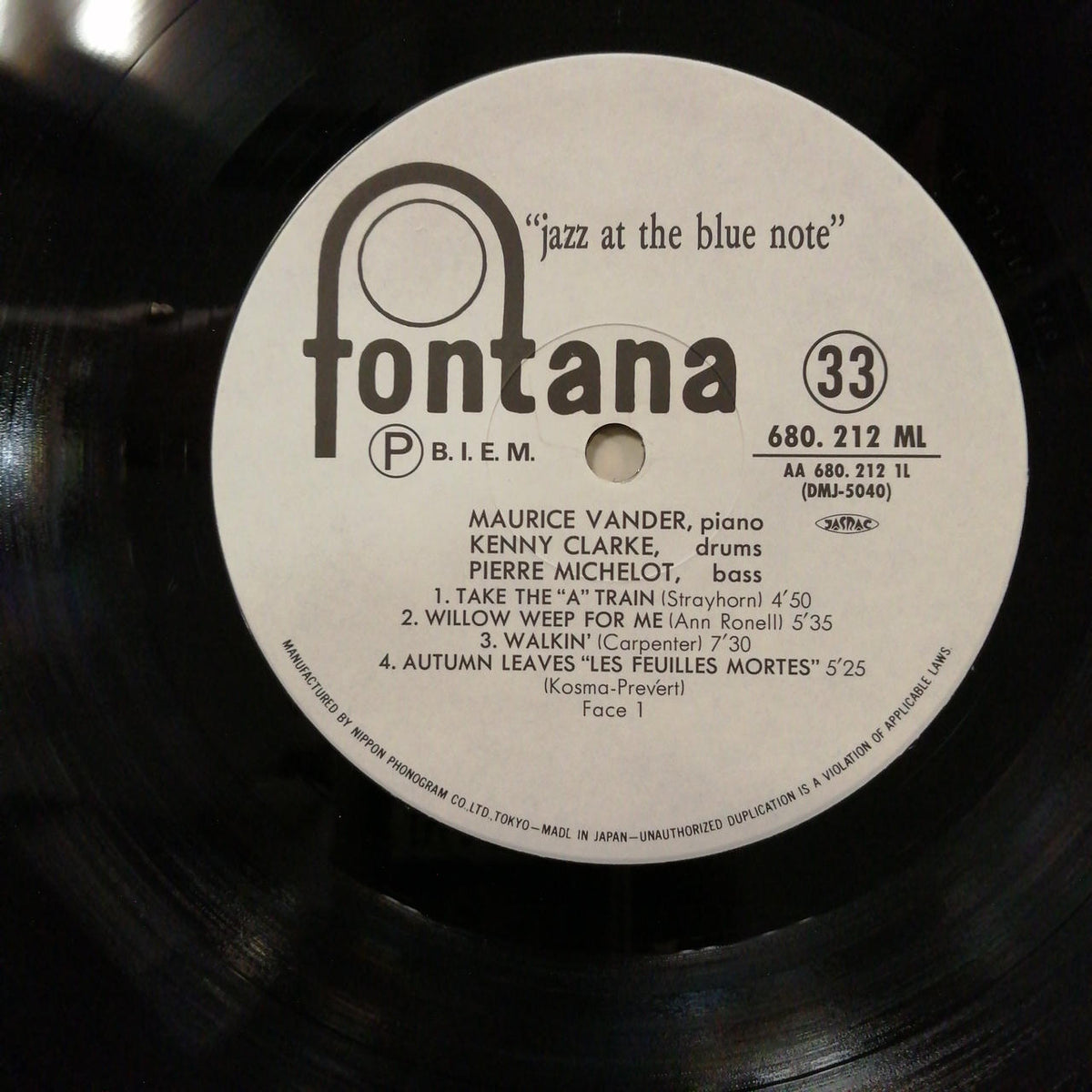 FONTANA JAZZ AT THE BLUE NOTE DMJ-5040