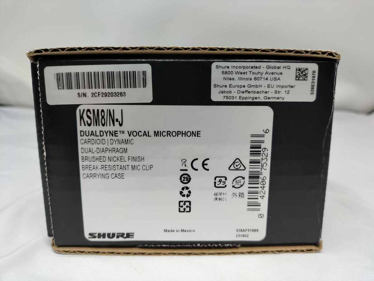 SHURE Dynamic Microphone KSM8
