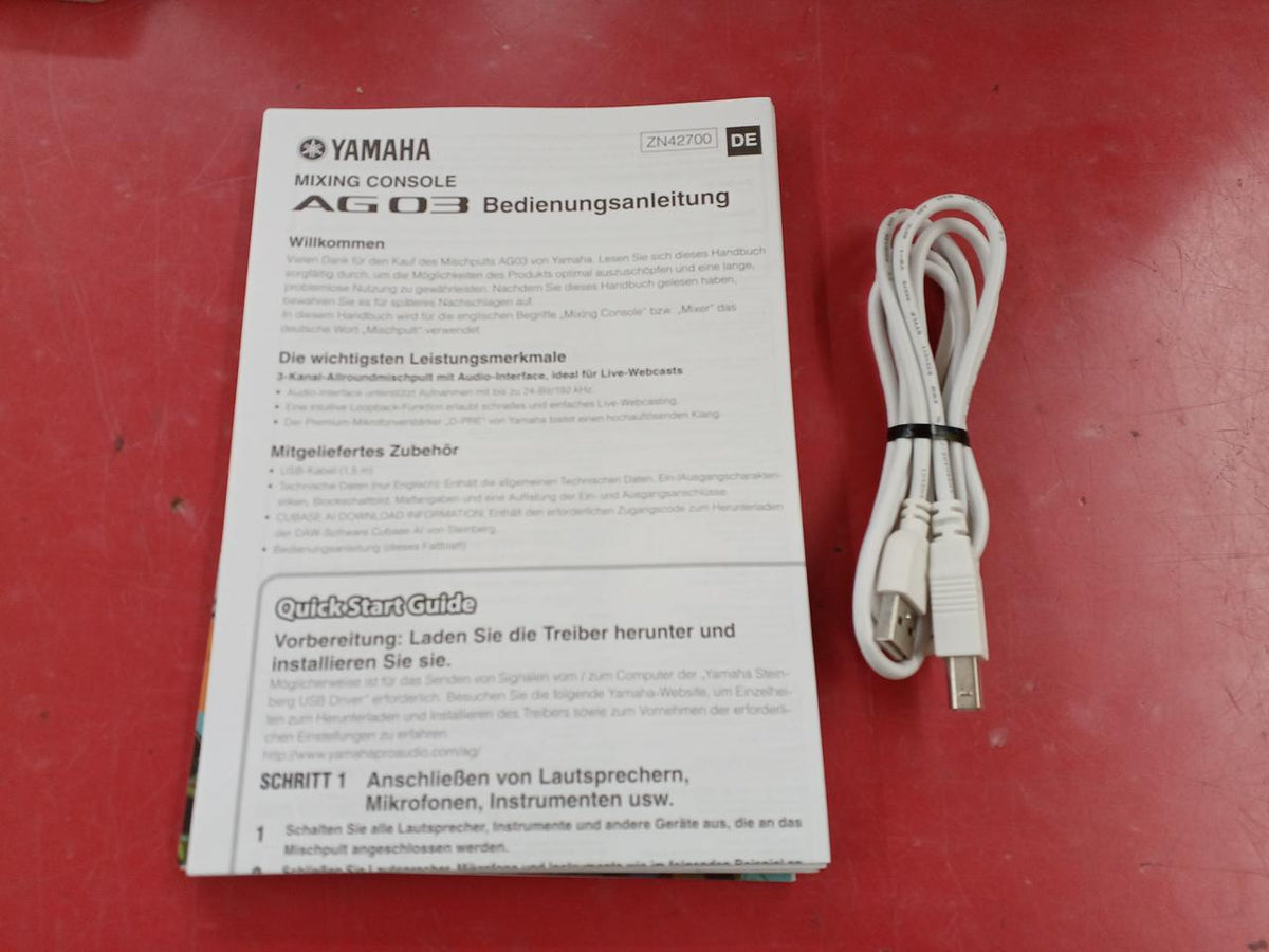 YAMAHA Audio Interface AG03