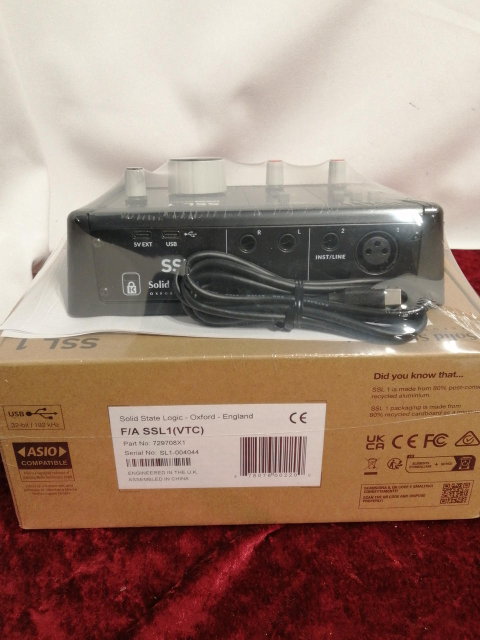 SOLID STATE LOGIC Audio Interface: SSL1