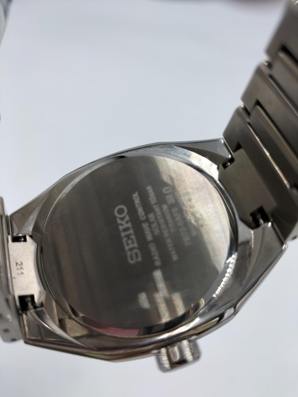 SEIKO Solar Radio-Controlled Wristwatch 7B72-0AF0