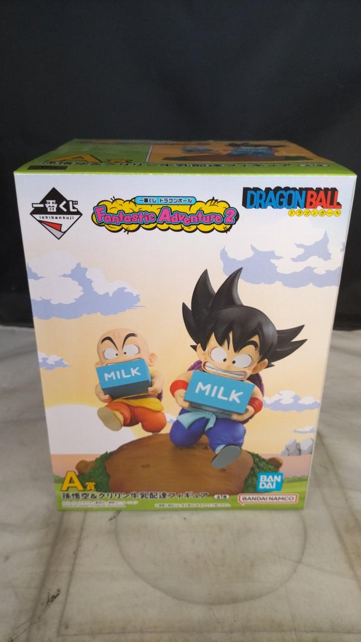 BANDAI Goku & Krillin Milk Delivery Figure Ichiban Kuji Dragon Ball Prize A