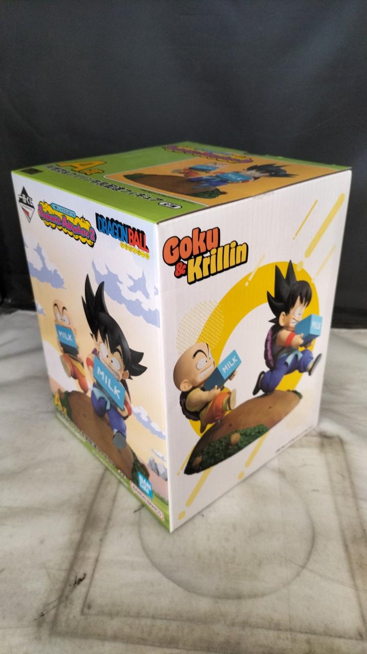 BANDAI Goku & Krillin Milk Delivery Figure Ichiban Kuji Dragon Ball Prize A