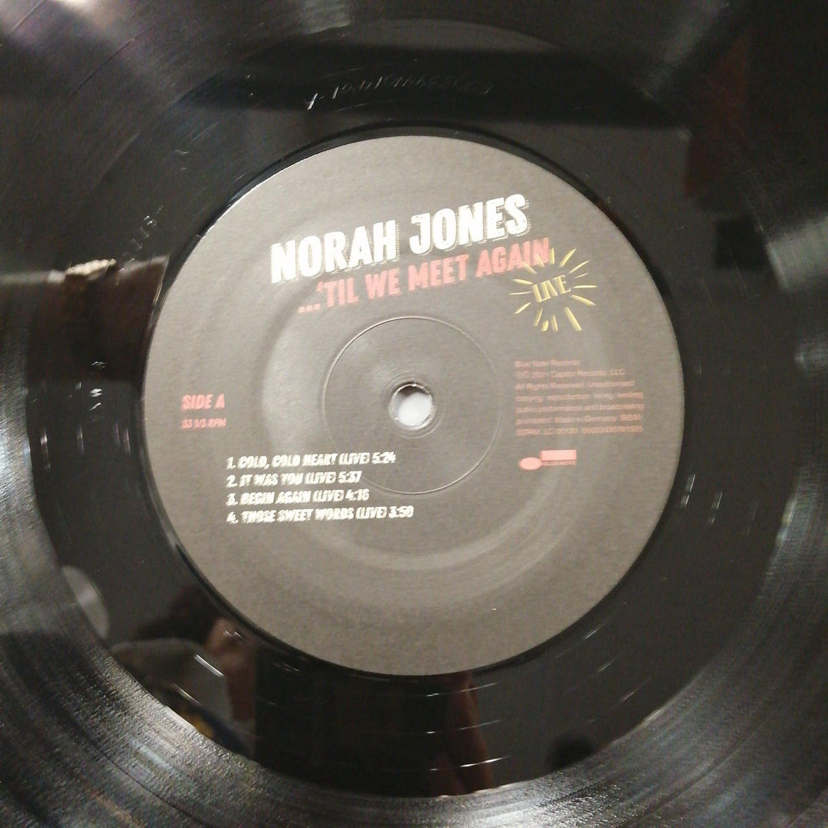 BLUE NOTE NORAH JONES/...'TIL WE MEET AG 00602435689852