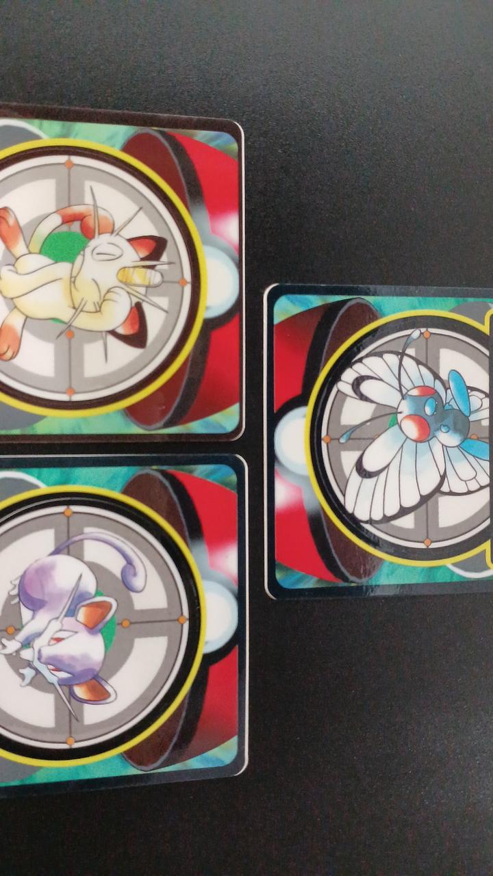 BANDAI Pokémon Sealdass 9-Card Set