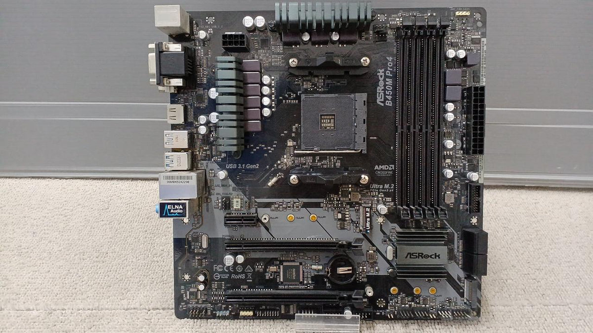 ASROCK Motherboard: B450M PRO4