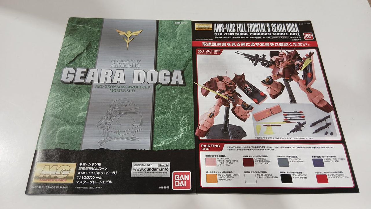 Bandai Mobile Suit Gundam UC MG AMS-119C Geara Doga