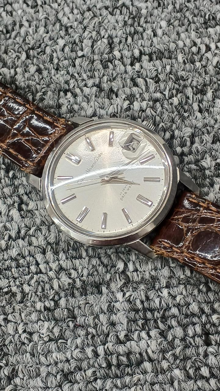 CITIZEN HORMER DATE Manual Wind Wristwatch 52801-TA