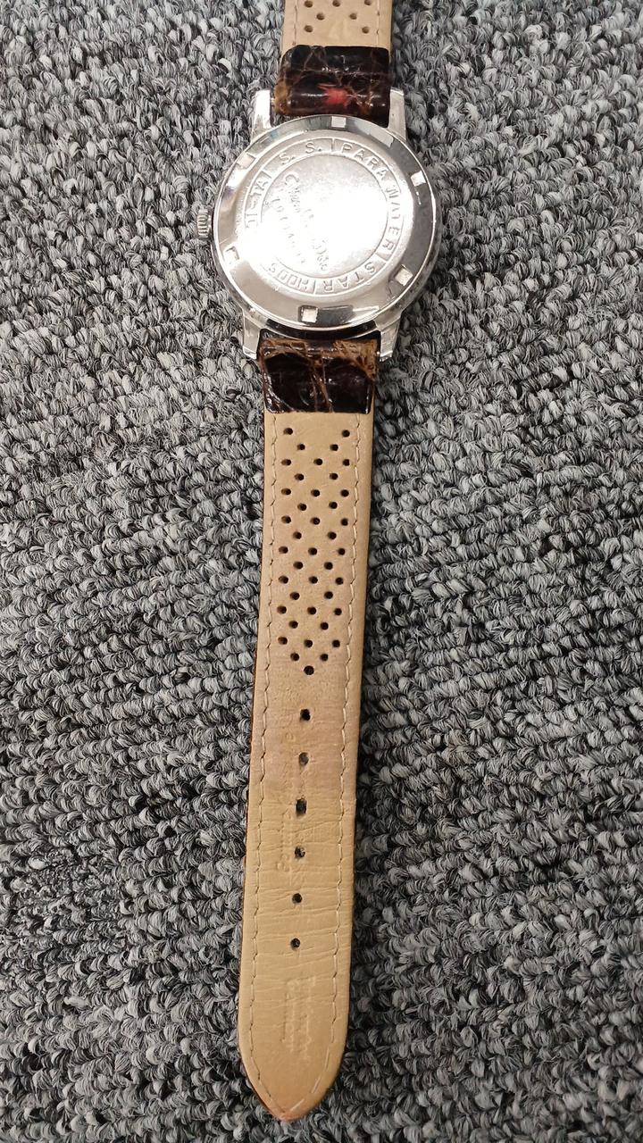 CITIZEN HORMER DATE Manual Wind Wristwatch 52801-TA