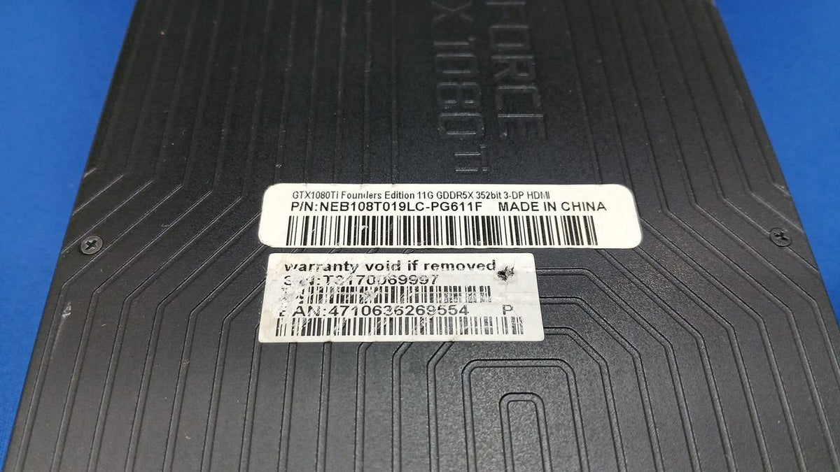 NVIDIA Graphics Board GTX1080TI FOUNDERS EDITION