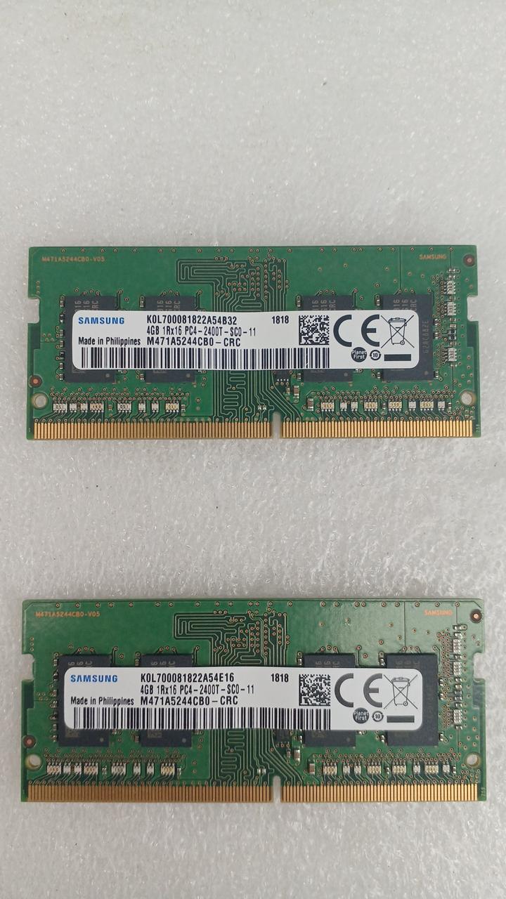 SAMSUNG [DDR4] 4GBx2 Laptop Memory M471A5244CB0-CRC