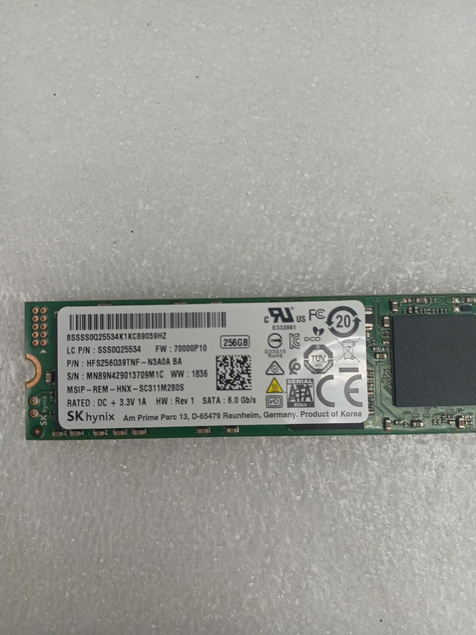 SK HYNIX [256GB] SATA SSD HFS256G39TNF-N3A0A
