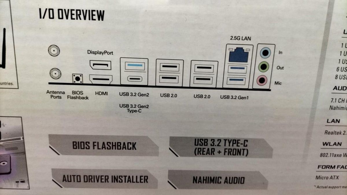 ASROCK Motherboard 8850M PRO RS WIFI