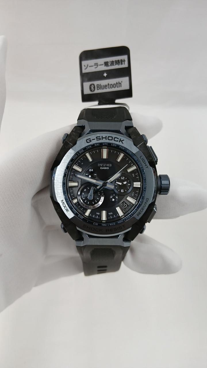CASIO Solar Radio-Controlled Wristwatch MTG-B4000B-1A2JF
