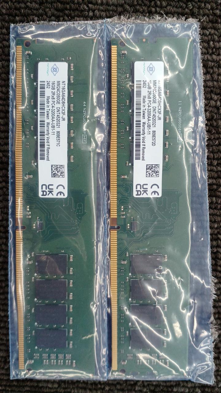 NANYA DDR4 Desktop Memory NT16GA64D8HCX3F-JR