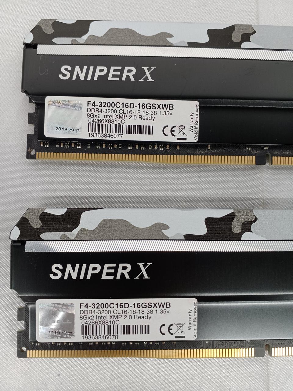 G.SKILL Memory 8GB x2 3200C16D