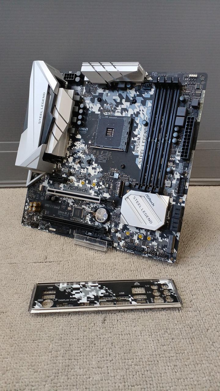 ASROCK Motherboard B450M STEEL LEGEND