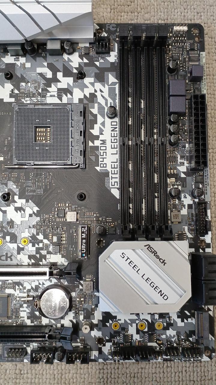 ASROCK Motherboard B450M STEEL LEGEND