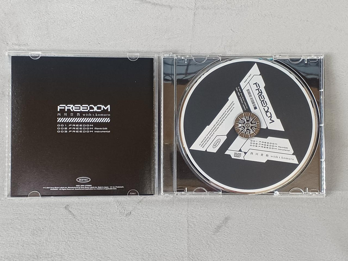 SONY MUSIC LABELS Takanori Nishikawa WITH T.KOMURO / FREEDOM Limited Edition